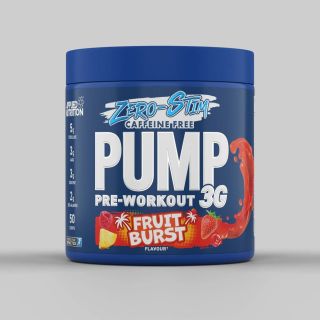 Pump 3G Zero Stim Caffeine Free Pre-Workout 375g, 30 Servings