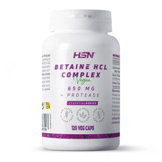 Betaine HCL 650mg Complex - 120 veg caps